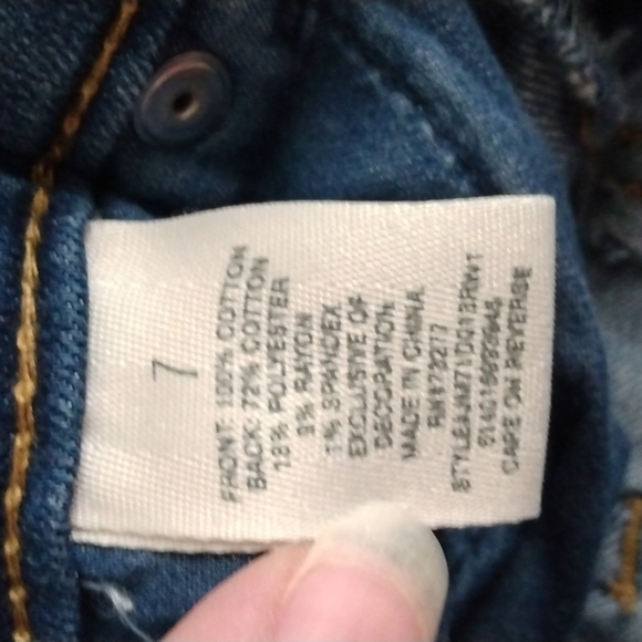 Mudd Women's Distressed Denim Shorts - Picture 9 of 12